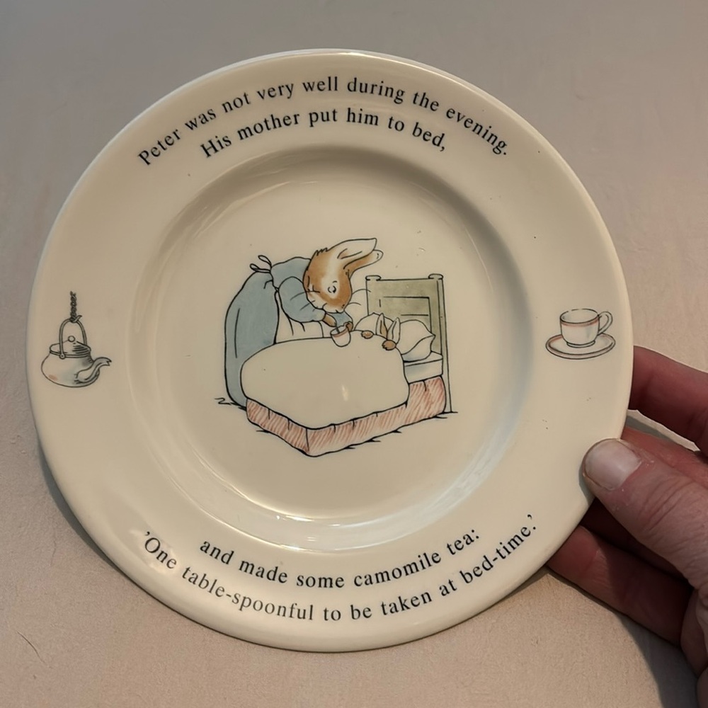 Peter Rabbit Wedgewood Plate 1993